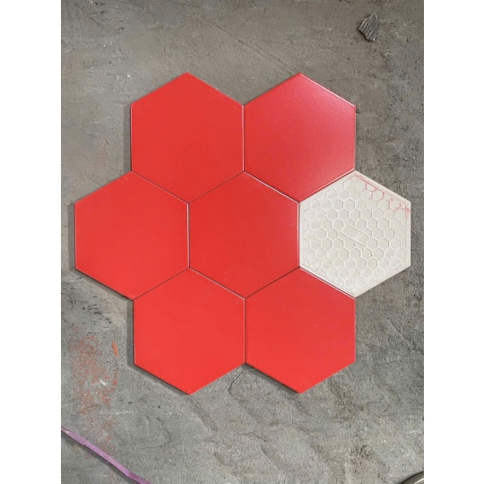 Gạch Lục Giác 20x23cm Màu Đỏ Tươi LG 23205