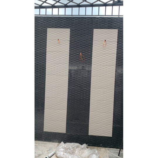 Gạch ITO Kumo 25x50cm – Xám Gợn Mây 3D VK 3705