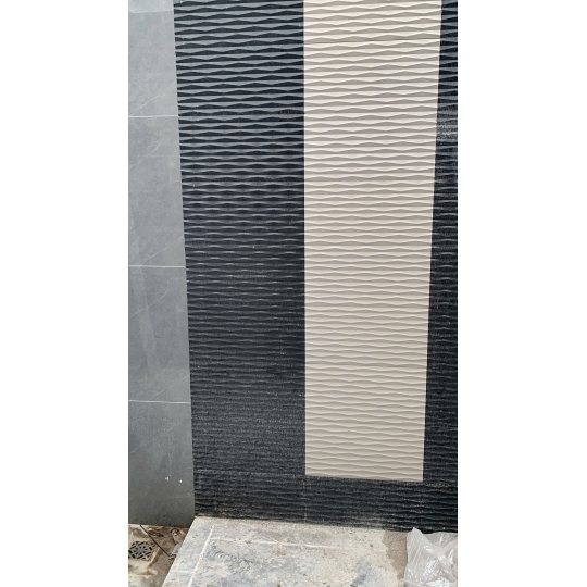 Gạch ITO Kumo 25x50cm – Xám Gợn Mây 3D VK 3705