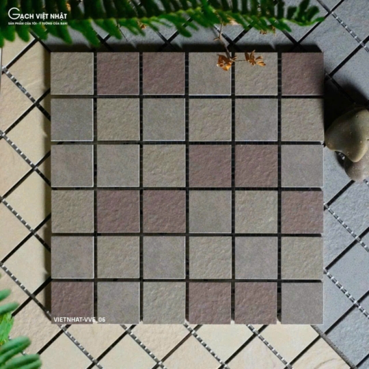Gạch Vỉ Ốp Giếng Trời Không Gian Decor Cao Cấp VVE- Gạch Việt Nhật 300x300mm