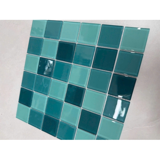 Gạch Mosaic 300x300mm Xanh Biển Ngọc – Thanh Lọc Không Gian Sống