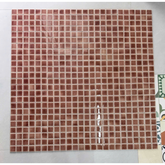 🍂 Gạch Mosaic Men Rạn 2 Lớp MHG933 – Dấu Ấn Thủ Công Trong Không Gian Hiện Đại