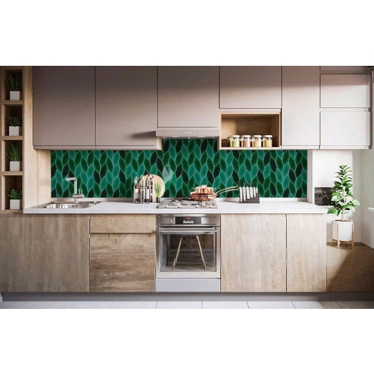 GẠCH MOSAIC MHL 15 – SẮC XANH NGỌC LOANG ĐỘC BẢN BHHOMETILES