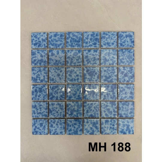 🌊 Bộ Sưu Tập Gạch Gốm Mosaic Hồ Bơi – Xanh Lam Tinh Khiết BHHOMETILES