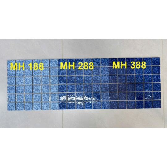 🌊 Bộ Sưu Tập Gạch Gốm Mosaic Hồ Bơi – Xanh Lam Tinh Khiết BHHOMETILES