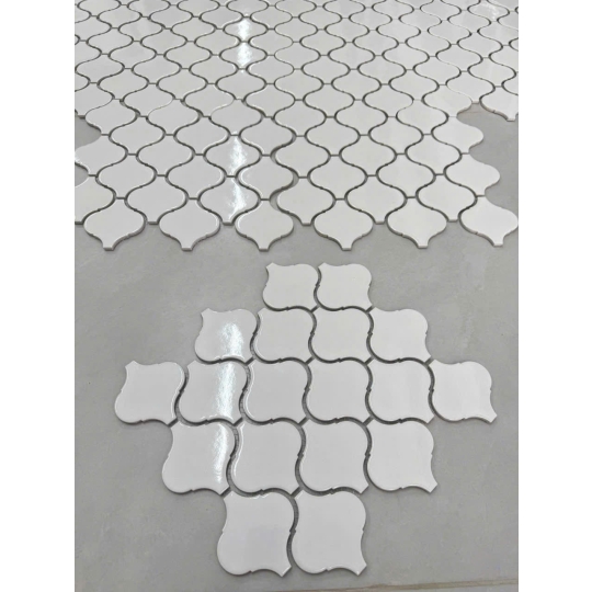 ✨ Gạch Mosaic Gốm MHG 869 – Hơi Thở Cổ Điển, Sắc Trắng Thanh Lịch BHHOMETILES