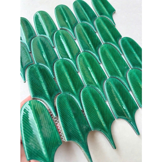 🌿 Gạch Mosaic Lá MHL 33 – Vẻ đẹp thiên nhiên trong từng đường nét BHHOMETILES