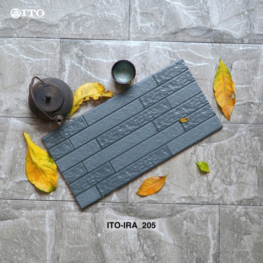 𝗕𝗛𝗛𝗼𝗺𝗲𝘁𝗶𝗹𝗲𝘀 | Gạch 𝗜𝗧𝗢 𝗜𝗥𝗔 205 – Gạch Giả Đá 20x40cm Mang Tinh Thần Kiến Trúc Nhật Bản 🍃