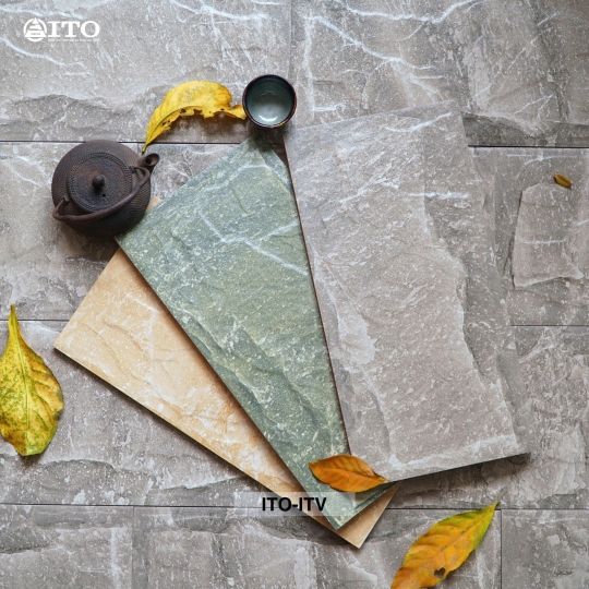 Gạch 𝗜𝗧𝗢 𝟮𝟬𝘅𝟰𝟬cm – ITV 203 Màu Vàng Giả Đá Mang Giá Trị Thẩm Mỹ Và Phong Thủy Cho Công Trình ✨
