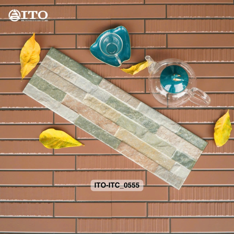 🪨 Gạch ITO 15x50cm | ITO-ITC_0555 Vân đá tự nhiên