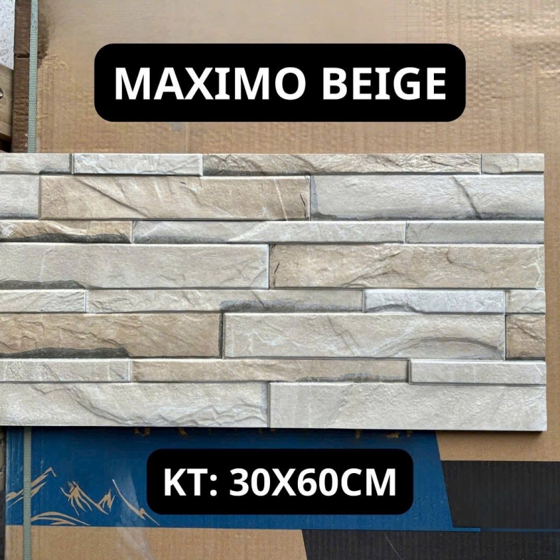 Gạch Ốp Tường 30x60cm BHHOMETILES - Vẻ Đẹp Ấm Áp Của Đá Tự Nhiên, Độ Bền Vượt Trội Xương Porcelain