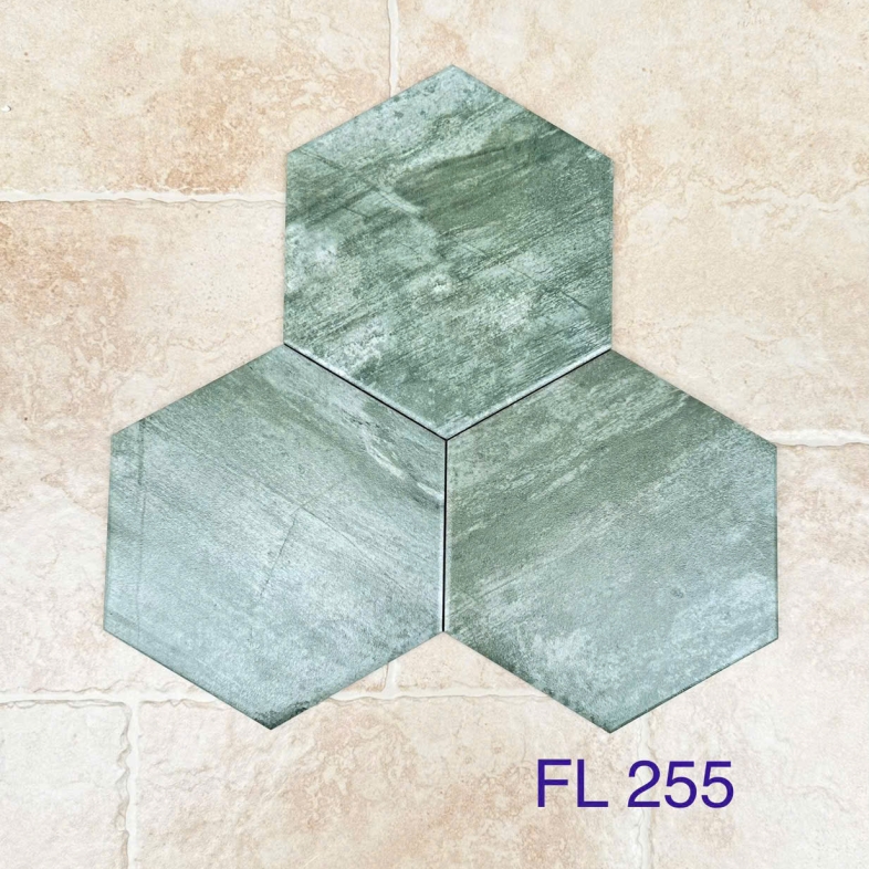 Gạch Lục Giác 20x23cm Màu Xanh Lục Bảo LG 255
