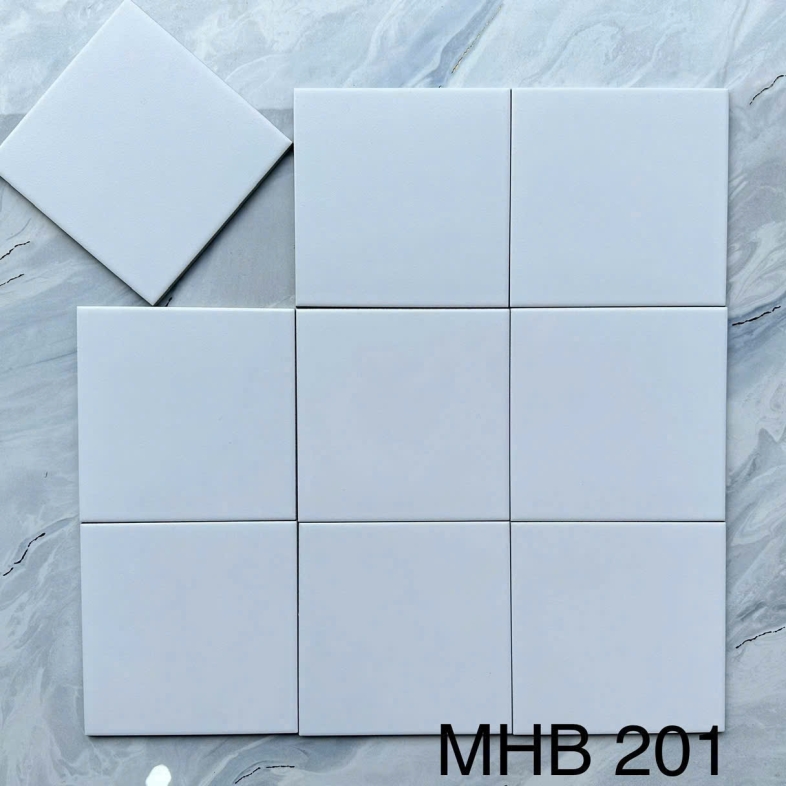 Gạch bông xám trắng tinh tế 200x200mm GB 201