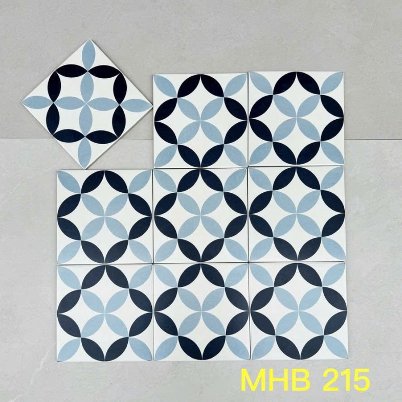 gạch bông 200x200mm họa tiết vintage GB 215