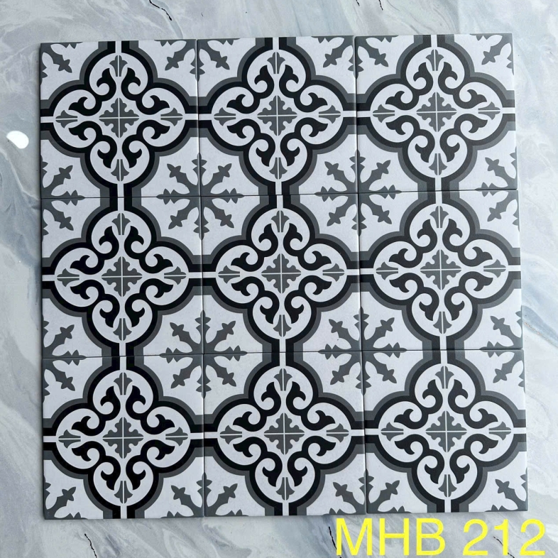 Gạch bông 200X200MM hình học Art Deco phong cách Đông Âu GB 212