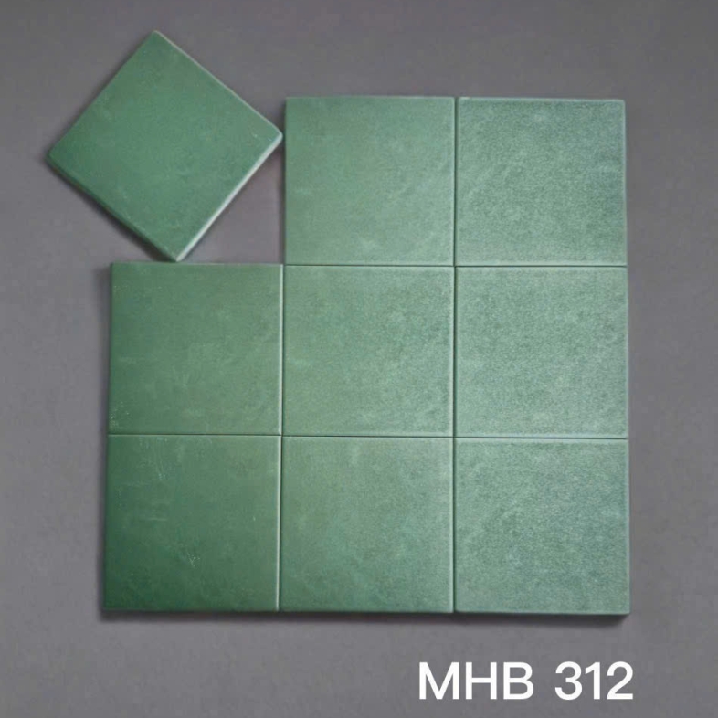 Gạch bông 200x200 – Họa tiết geometric xanh lá cây GB 312