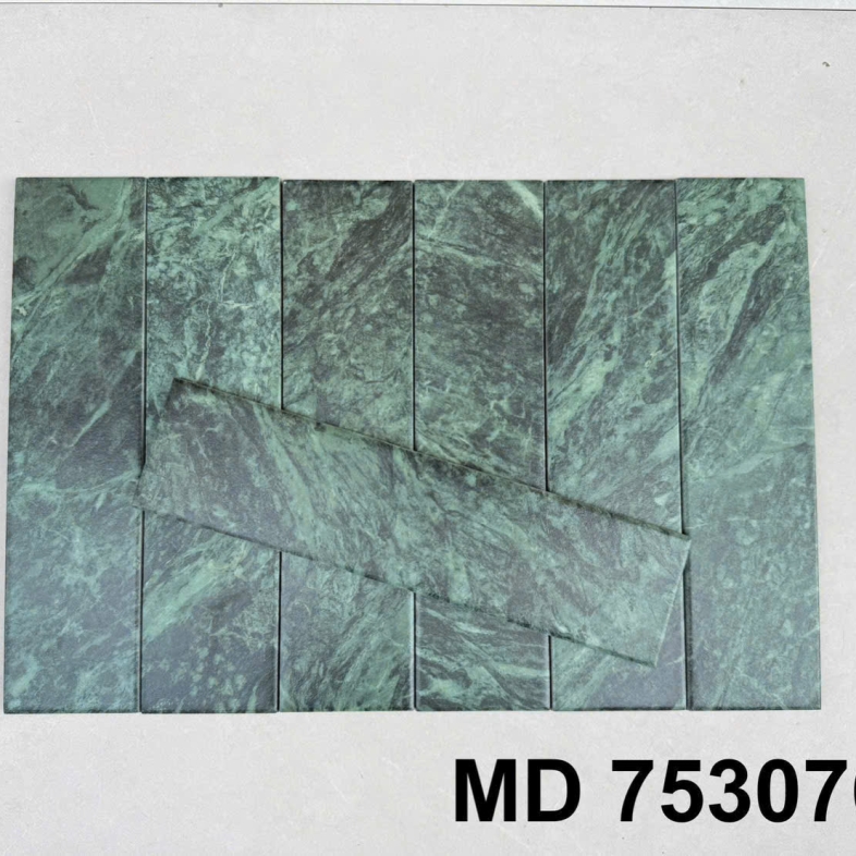 Gạch Thẻ Màu Xanh Khói 75x300mm – Cảm Hứng Mộc Mạc & Yên Bình AQUA 75376