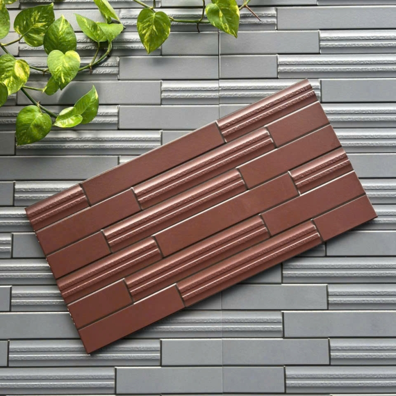 Gạch Việt Nhật 25x50cm– Nâu Đất Mộc Mạc VT 3906