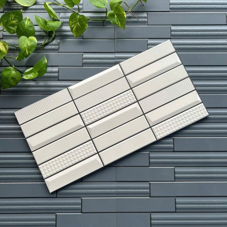 GẠCH VIỆT NHẬT 25X50CM – Trắng Sương Mai VT 1904