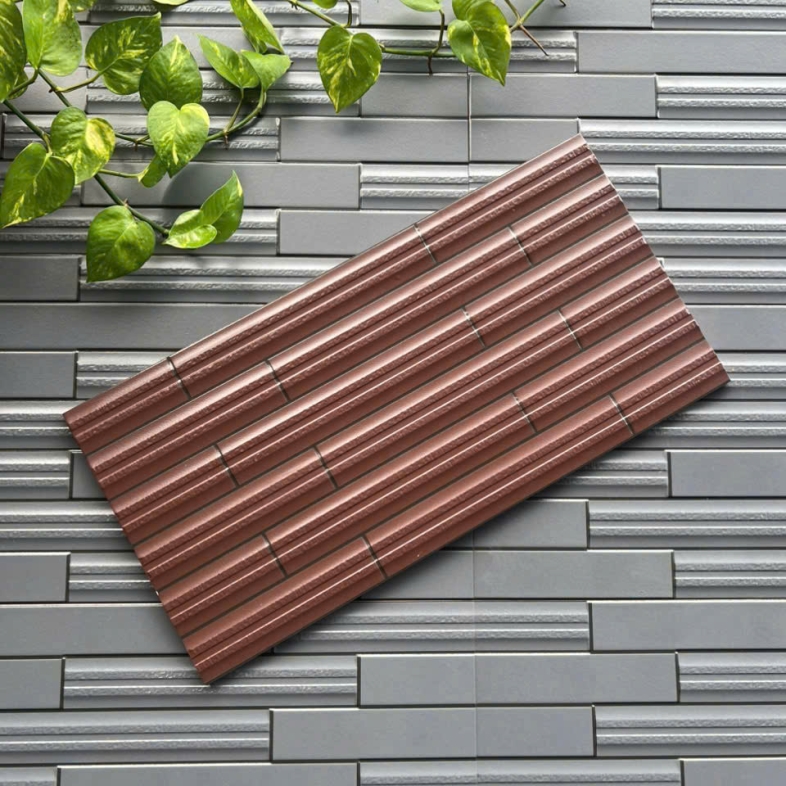 Gạch Việt Nhật 25x50cm – Hoa văn Hy Lạp cổ Athens VT 2906
