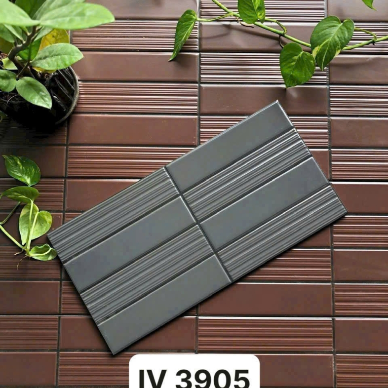 Gạch ITO 20x40cm Xám Vân Đá Hiện Đại IV 3905
