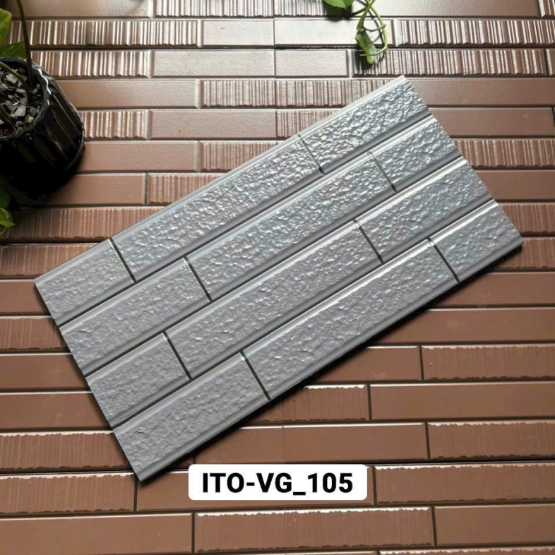 Gạch ITO 25x50cm Xám Khói Tinh Tế VG 105
