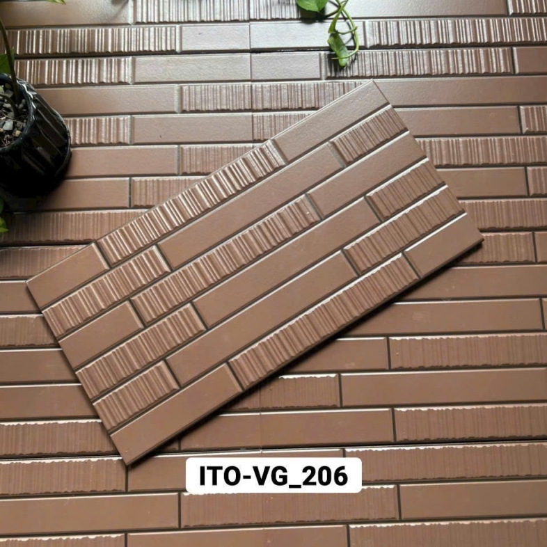 Gạch ITO 25x50cm Nâu Tinh Tế Sang Trọng VG 206