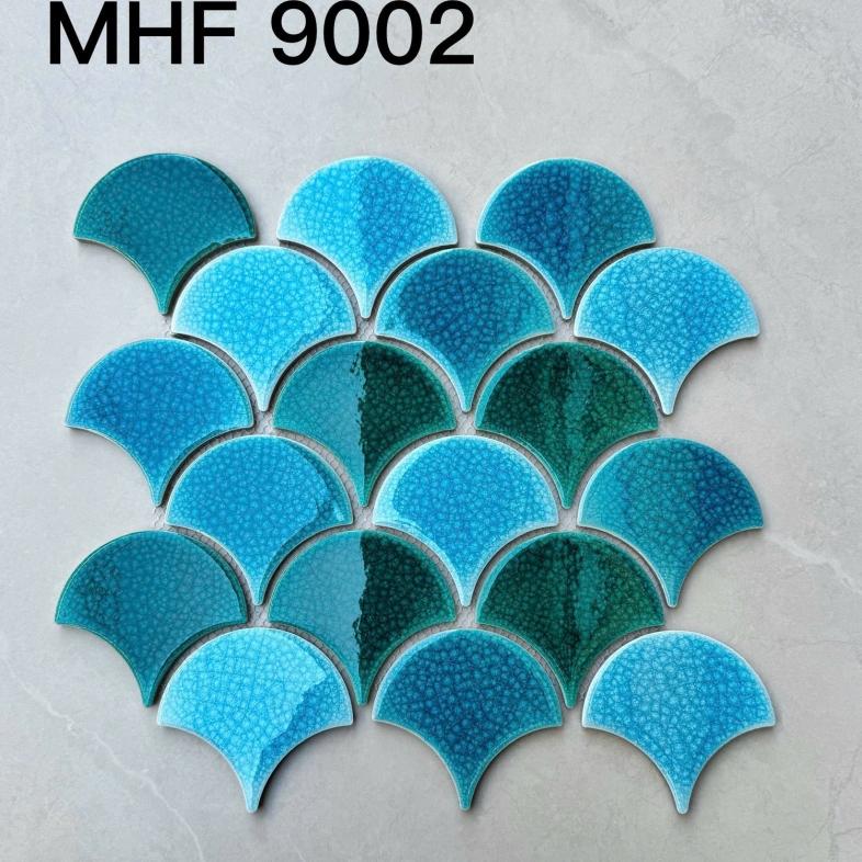 Gạch Men Rạn MHF 9002  Vảy Cá 290x274x6mm – Phối Layout Sáng Tạo Cho Kiến Trúc Sư