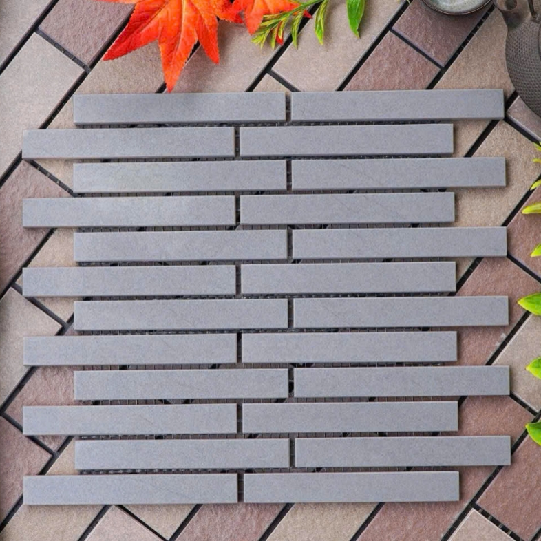 Gạch Vỉ VKK 1908  Xám Định Hình 290x295mm – Dáng Chip 20x145mm