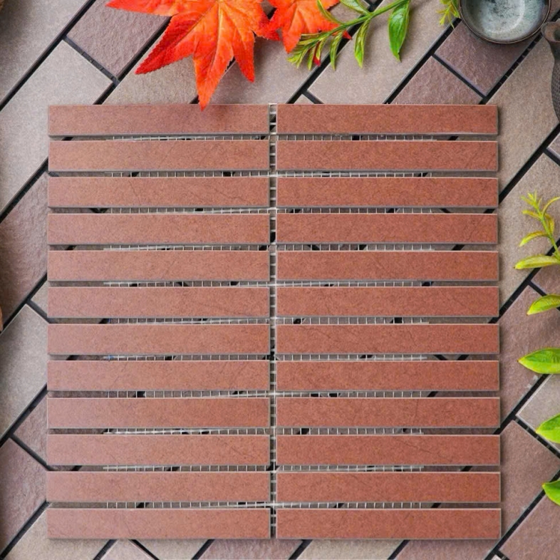 Gạch Vỉ AEC 5506 Nâu Mộc 300x300 – Phong Cách Rustic