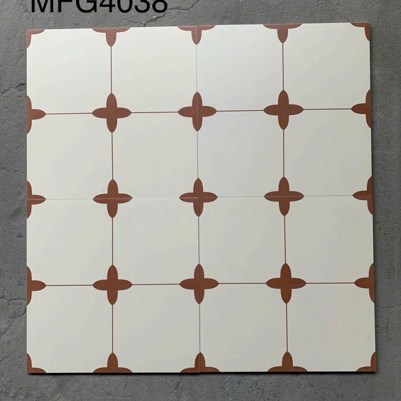 Gạch Bông 40x40cm Hoa Văn Hinhg Học GB 4038