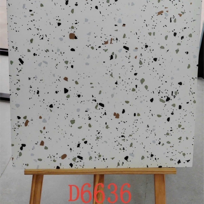 🌾 Gạch Tezzaro 60x60cm D6636 – Sắc thái tự nhiên từ vân hạt mè tinh tế