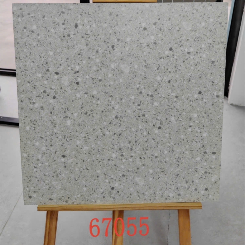🌿 Gạch Porcelain Terrazzo 60x60cm – Mã BH67055 | Thanh Lịch Từ Tự Nhiên
