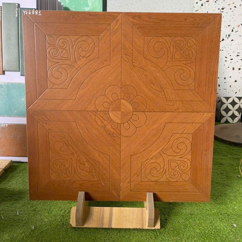 🌿 Gạch vân gỗ Heritage Beige 60x60cm YS 6981  – Thanh lịch và hoài niệm