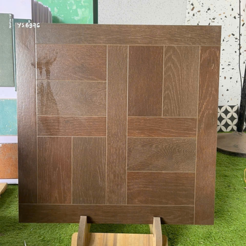 ❄️ Gạch vân gỗ Nordic Light 60x60cm YS 6976 – Thanh thoát phong cách Bắc Âu