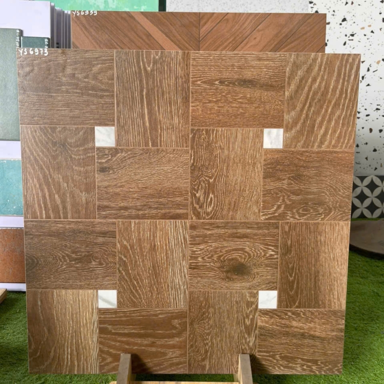 Gạch vân gỗ Rustic Oak 60x60cm YS 6973 – Vẻ đẹp mộc mạc giữa nhịp sống hiện đại