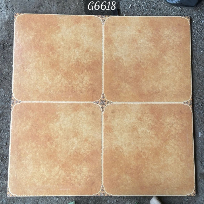 Gạch Porcelain G6618 60x60cm – Sắc Cam Đất Ấm Áp, Nét Cổ Điển Bền Mãi Với Thời Gian