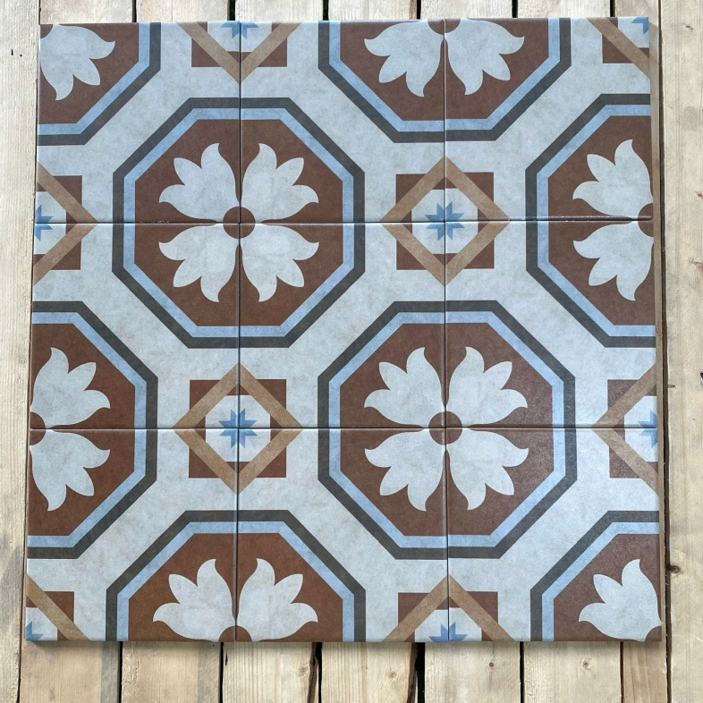 🌾 Gạch bông Vintage – Hơi thở hoài niệm giữa lòng hiện đại BHADP7