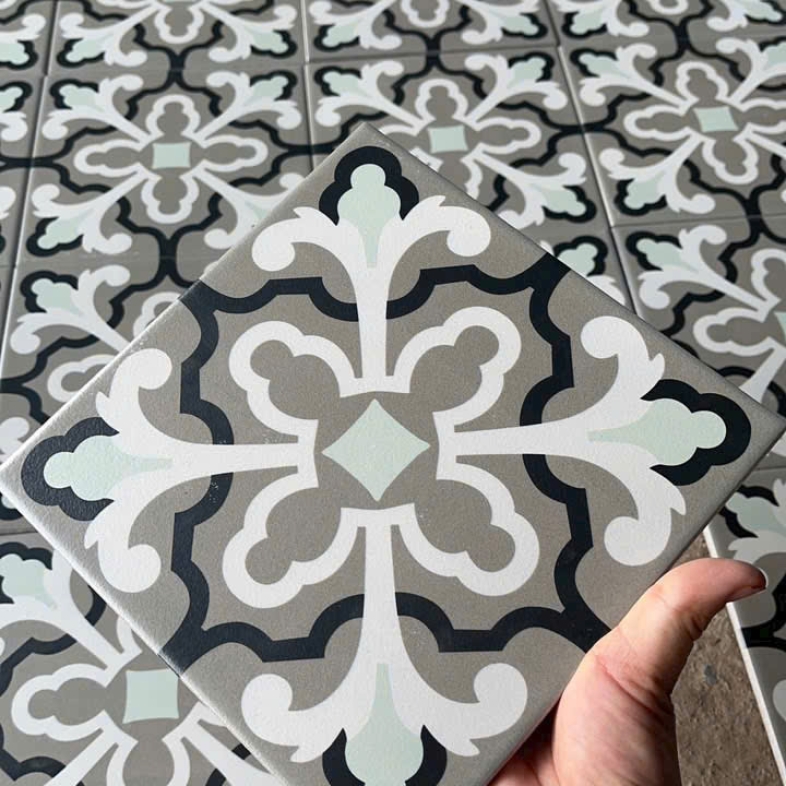 Gạch bông porcelain 200x200mm họa tiết Indochine – BHHOMETILES ADP 20
