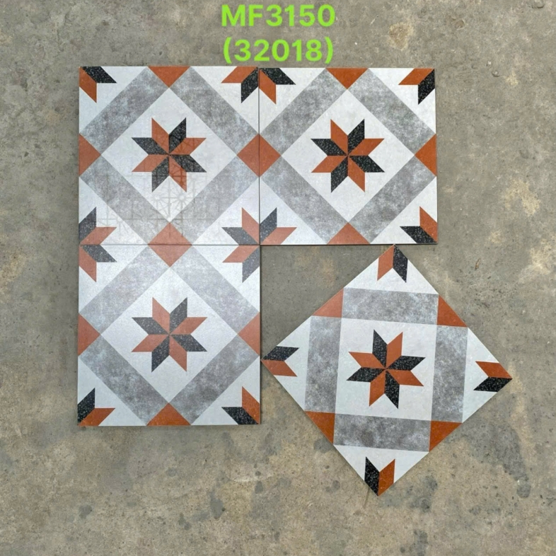 🧱 GẠCH BÔNG 300x300mm CỔ ĐIỂN MF3150 BHHOMETILES – VẺ ĐẸP CỔ XƯA, HƠI THỞ HIỆN ĐẠI