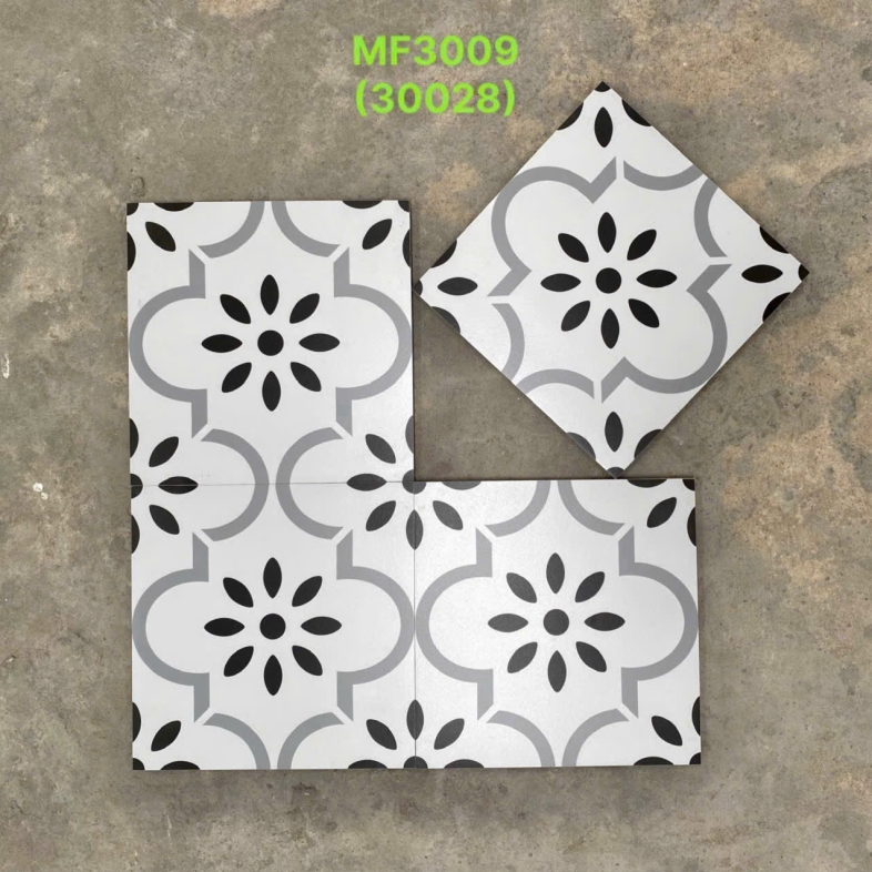 GẠCH BÔNG 300x300mm MF3009 BHHOMETILES – THANH LỊCH VỚI HƠI THỞ CỔ ĐIỂN ĐƯƠNG ĐẠI
