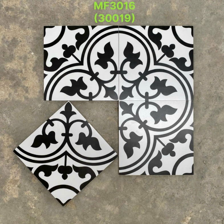 GẠCH BÔNG 300x300mm ADP30019 BHHOMETILES – NGHỆ THUẬT TỈ LỆ & SỰ TƯƠNG PHẢN HOÀN HẢO