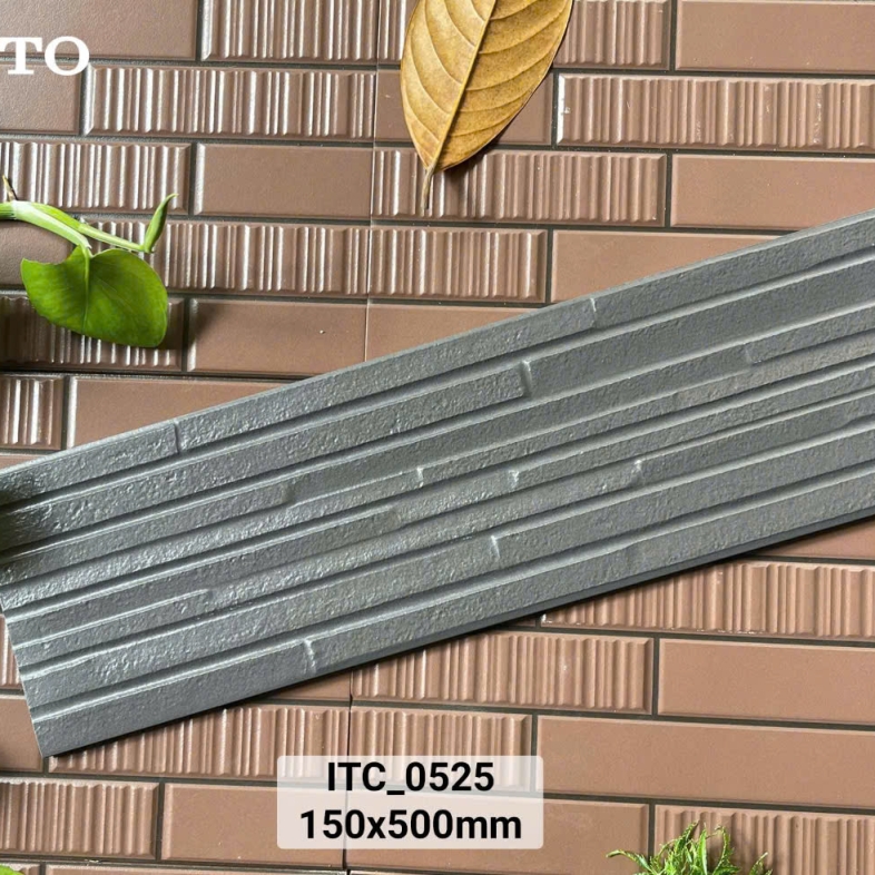 🪨 GẠCH TRANG TRÍ ITO 15x50cm – PHONG CÁCH NHẬT BẢN THANH TỊNH ITC 0525