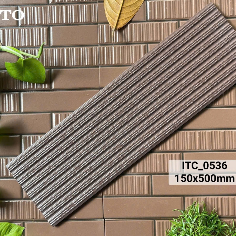 Gạch Trang Trí  15x50cm ITO ITC_0536 – Gam đá cổ điển, gợi nhớ không gian Việt Nam xưa