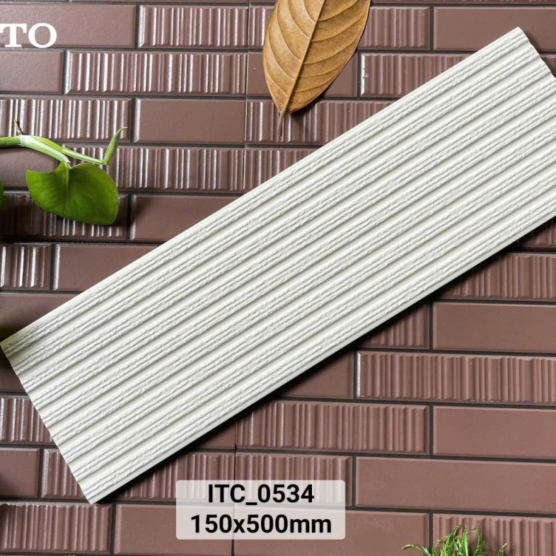 🌤Gạch Trang Trí 15x50cm ITO ITC_0534 – Thanh âm của sự tinh khôi