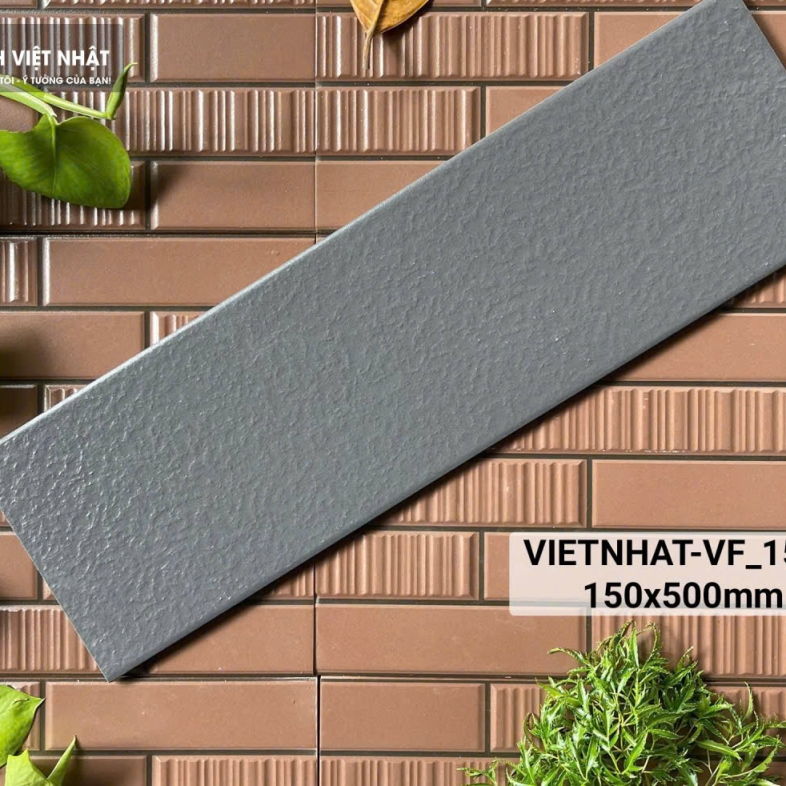 Gạch Việt Nhật 15x50cm VF_1575 – Sắc xám tĩnh tại, hiện đại và tinh giản