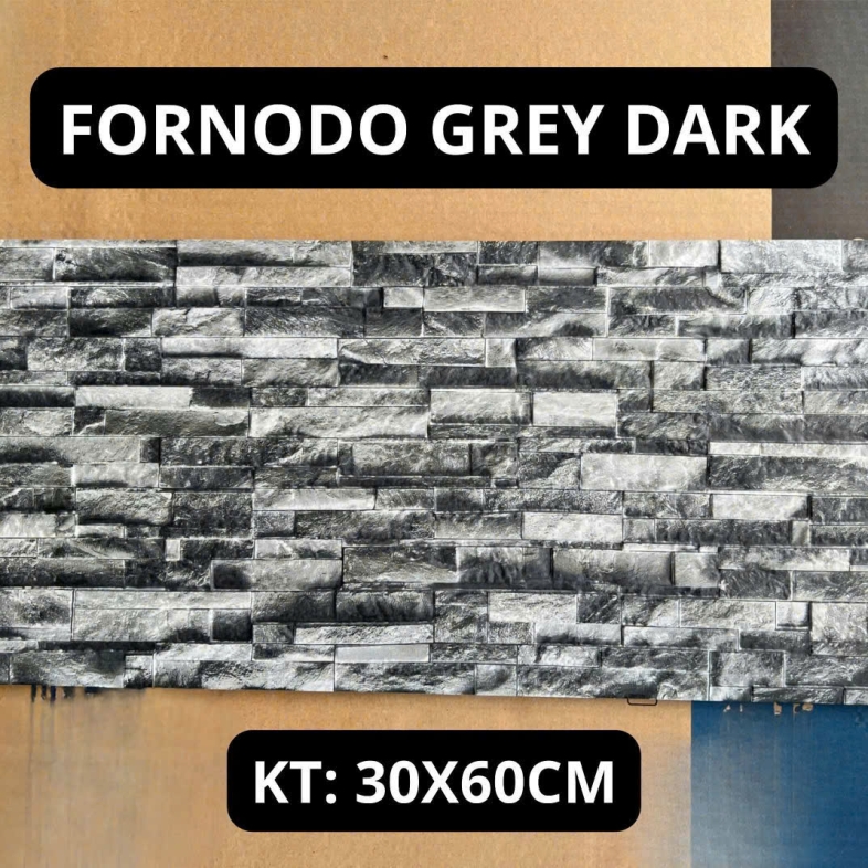 Gạch Ốp Tường 30x60cm BHHOMETILES - Đẳng Cấp Xương Porcelain, Tông Xám Đậm Cá Tính cho Ngoại Thất