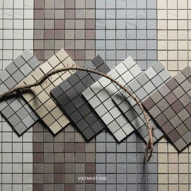 Gạch Vỉ Ốp Giếng Trời Không Gian Decor Cao Cấp VVE- Gạch Việt Nhật 300x300mm