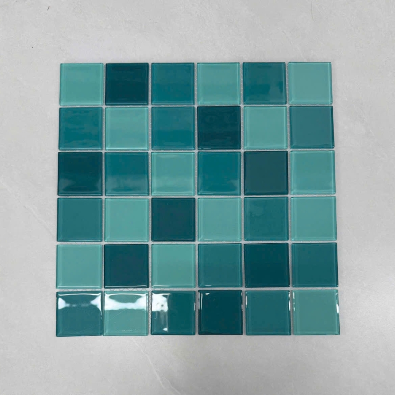 Gạch Mosaic 300x300mm Xanh Biển Ngọc – Thanh Lọc Không Gian Sống