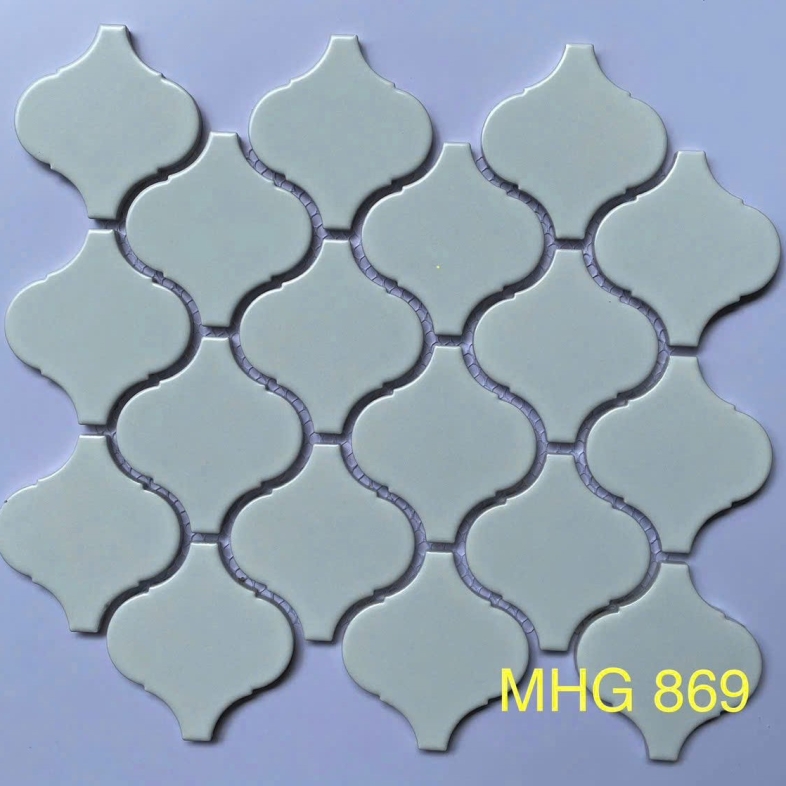 ✨ Gạch Mosaic Gốm MHG 869 – Hơi Thở Cổ Điển, Sắc Trắng Thanh Lịch BHHOMETILES